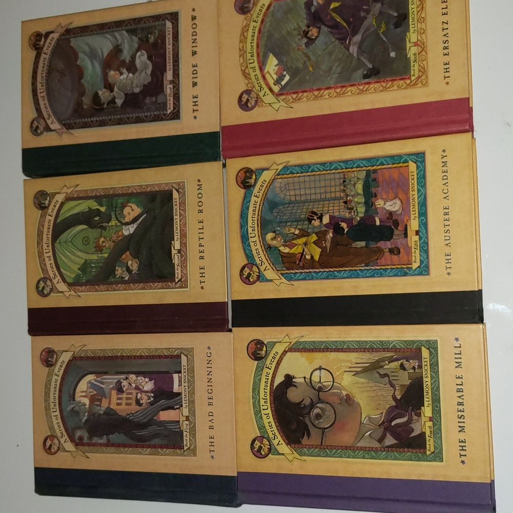 Lemony Snicket's A Series of Unfortunate Events books 1-6